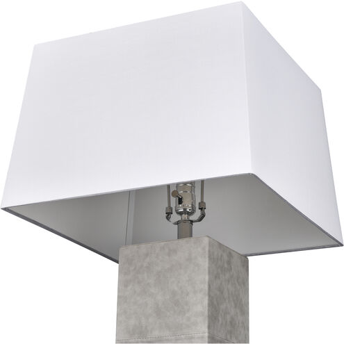 Unbound 32 inch 150.00 watt Light Gray Table Lamp Portable Light