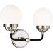 Ian K. Fowler Cafe 2 Light 14.00 inch Bathroom Vanity Light