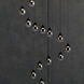 Dewdrop LED 33.75 inch Black Multi-Light Pendant Ceiling Light