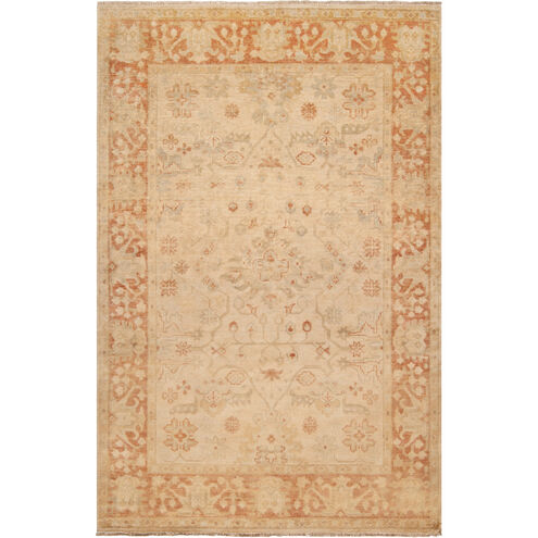 Hillcrest 102 X 66 inch Terracotta, Khaki, Taupe, Cream, Tan, Wheat Rug