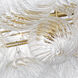 Julie Neill Talia LED 63 inch Gild and Clear Swirled Glass Ring Chandelier Ceiling Light
