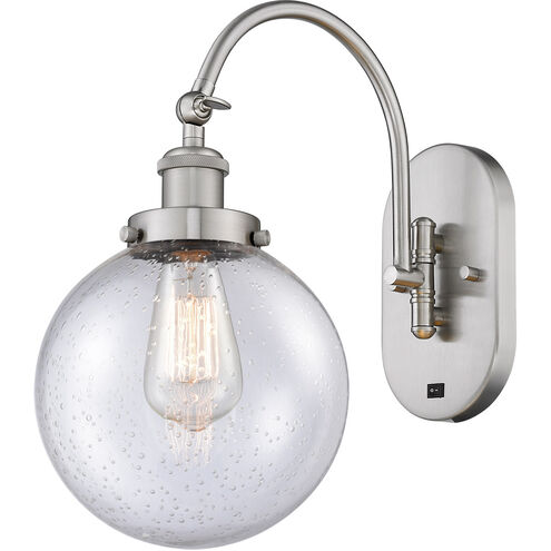 Franklin Restoration Beacon 1 Light 8 inch Brushed Satin Nickel Sconce Wall Light
