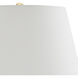 Sakura 31 inch Blue/White/Raffia Table Lamp Portable Light