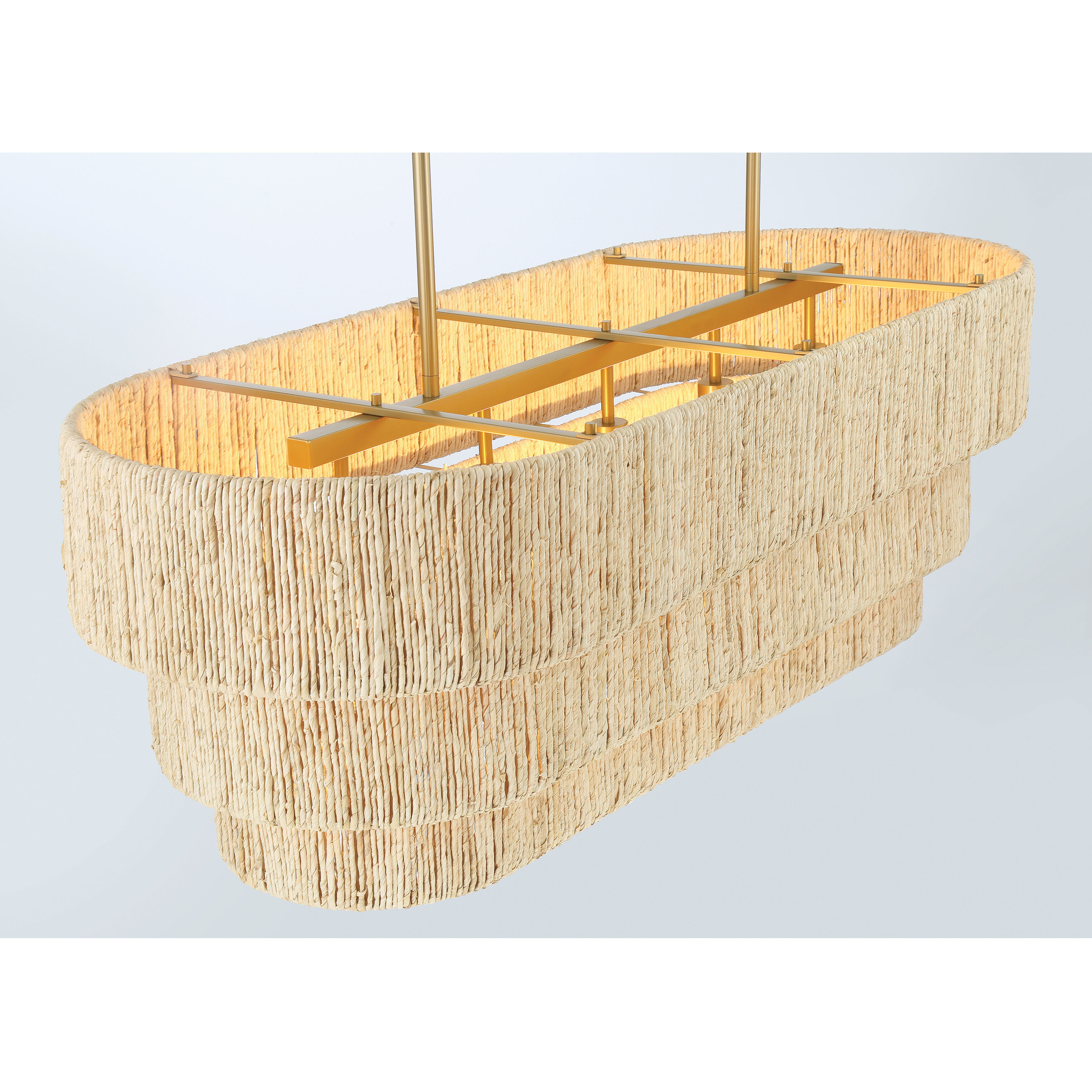 Caviana 5 Light 48 inch Signature Brass Pendant Ceiling Light