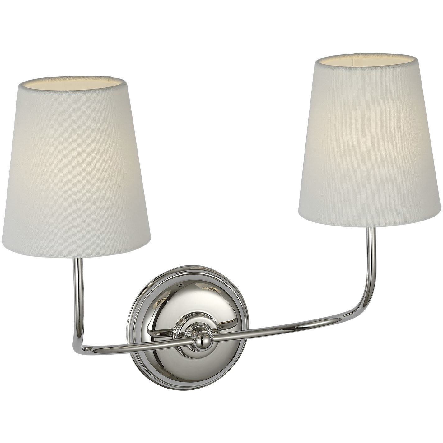 Thomas O'Brien Vendome Cordless Double Sconce Wall Light