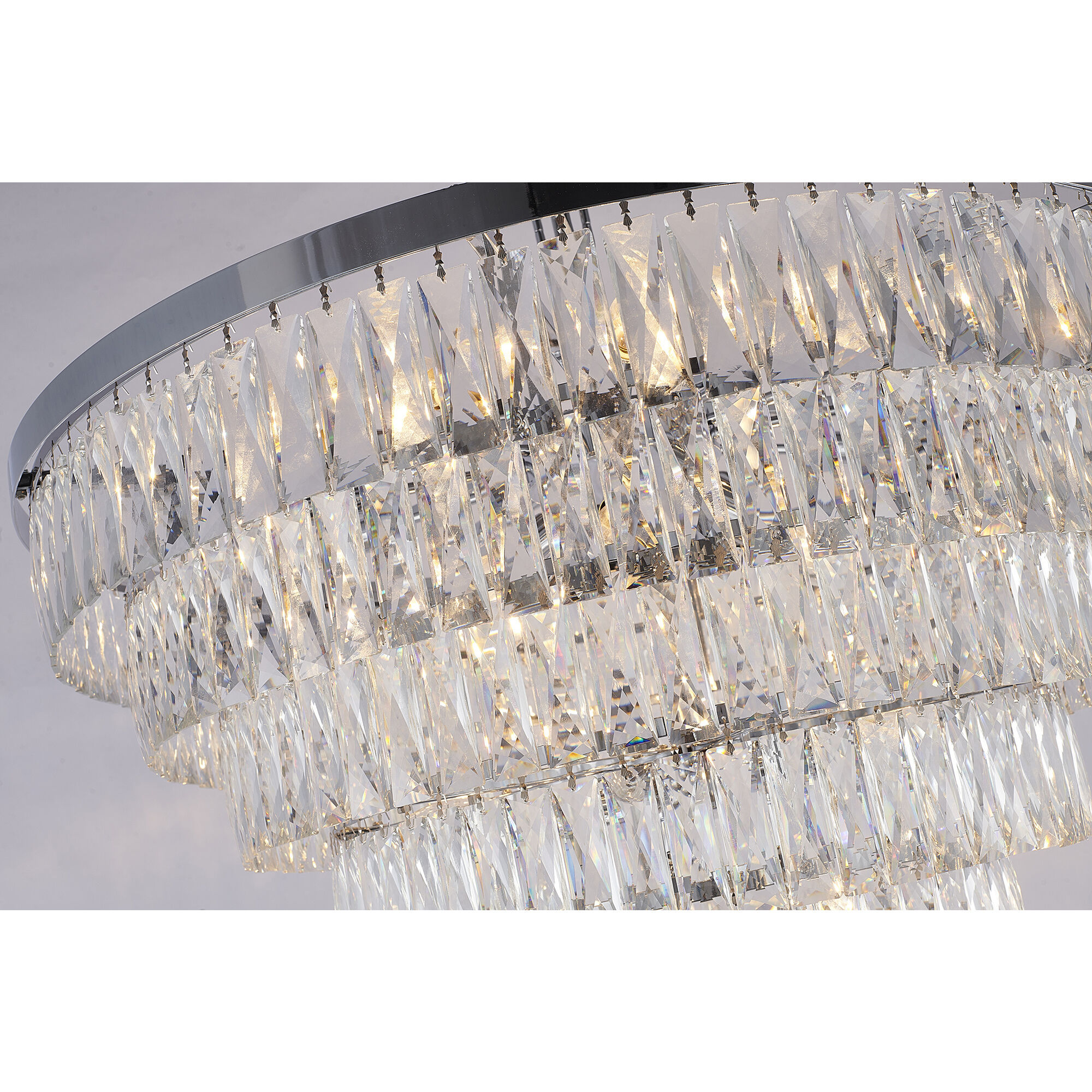 Canada 27 Light 36 inch Chrome Chandelier Ceiling Light