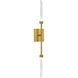 Sean Lavin Spur LED 2.7 inch Aged Brass ADA Wall Light in LED 90 CRI 2700K, Integrated LED