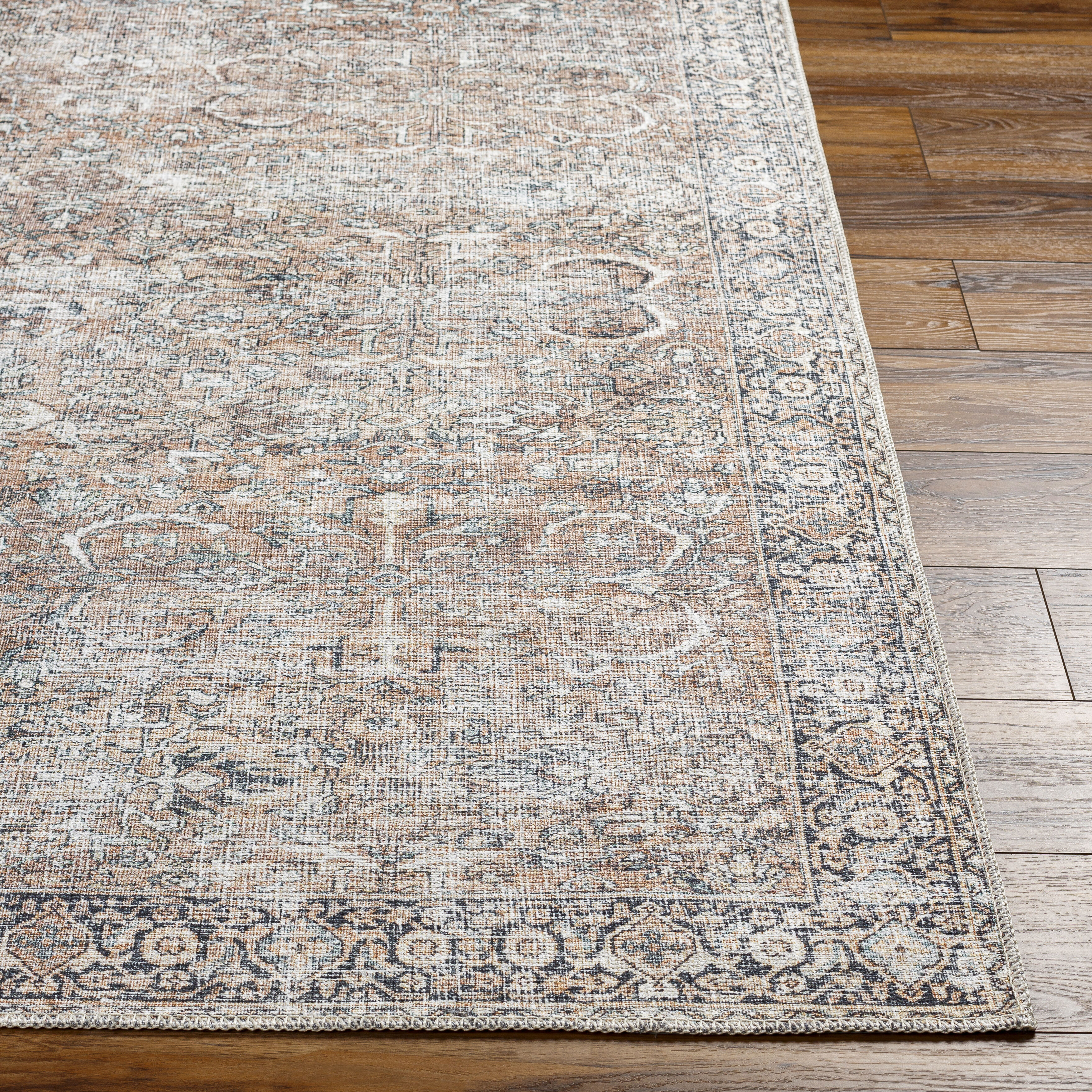 Kemer 87 X 31 inch Taupe Rug, Runner