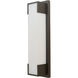 Titon LED 4.7 inch Matte Black ADA Wall Sconce Wall Light