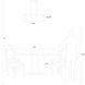 Dunning 4 Light 36 inch Driftwood Gray Linear Chandelier Ceiling Light