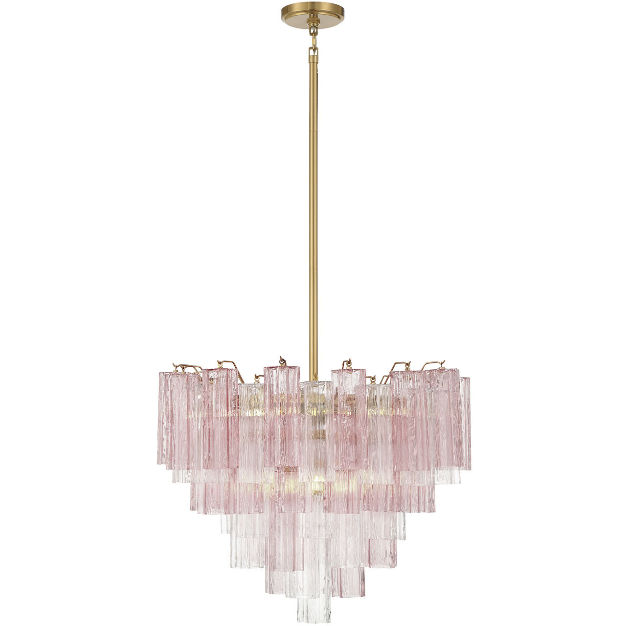 Addis 12 Light 26.75 inch Aged Brass Chandelier Ceiling Light in Spring