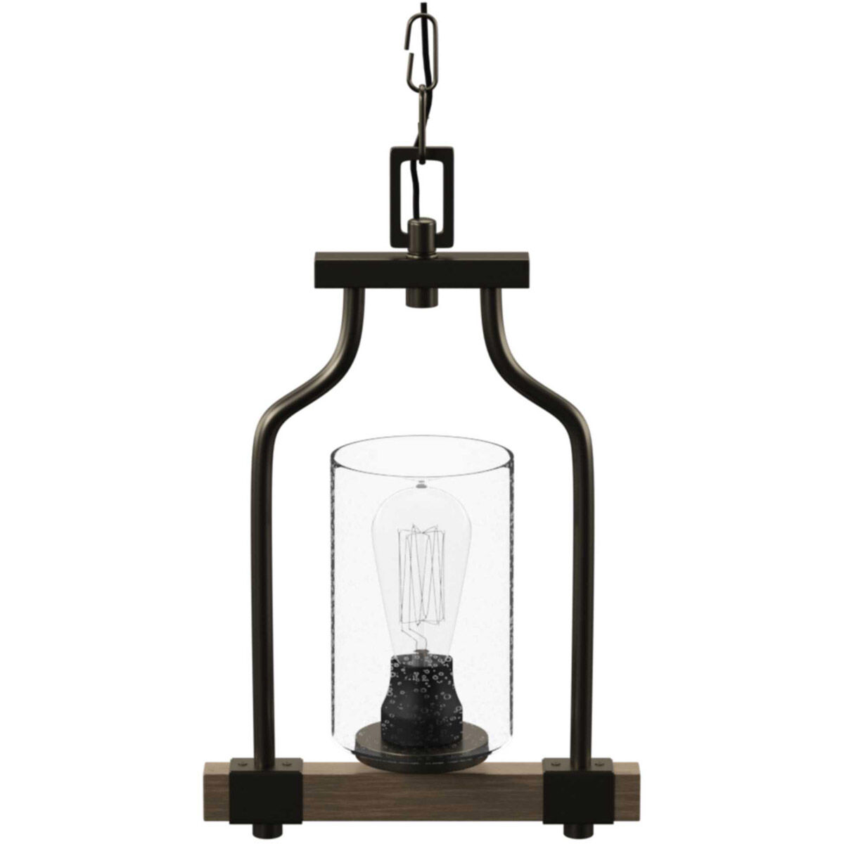 Barnes Mill 1 Light 9 inch Antique Bronze Mini-Pendant Ceiling Light