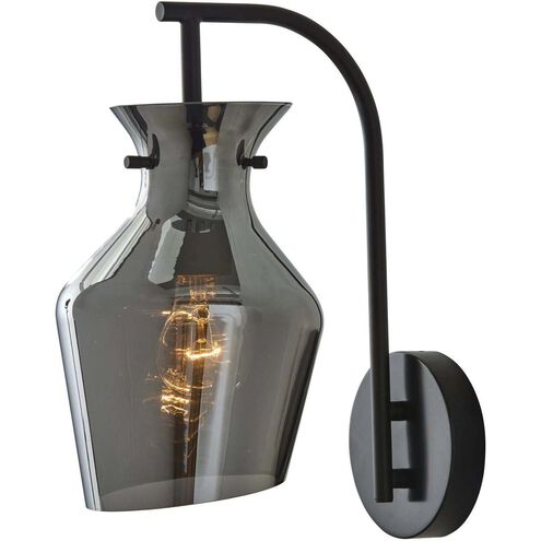 Tate 6.5 inch Black Wall Lamp Wall Light