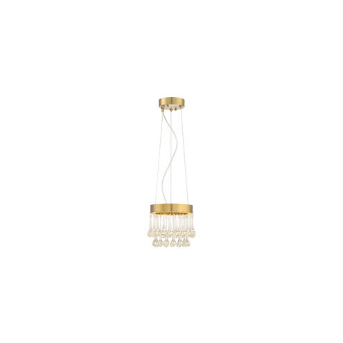 Lucienne LED 8 inch Luxor Gold Mini Pendant Ceiling Light