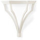 Chelsea House 17 inch White Wall Bracket Wall Light, Large