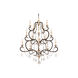 Carolus 15 Light 43 inch Parisian Bronze Chandelier Ceiling Light