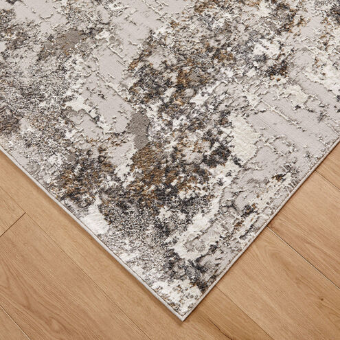 Greta 114 X 79 inch Silver Rug in 6 x 9