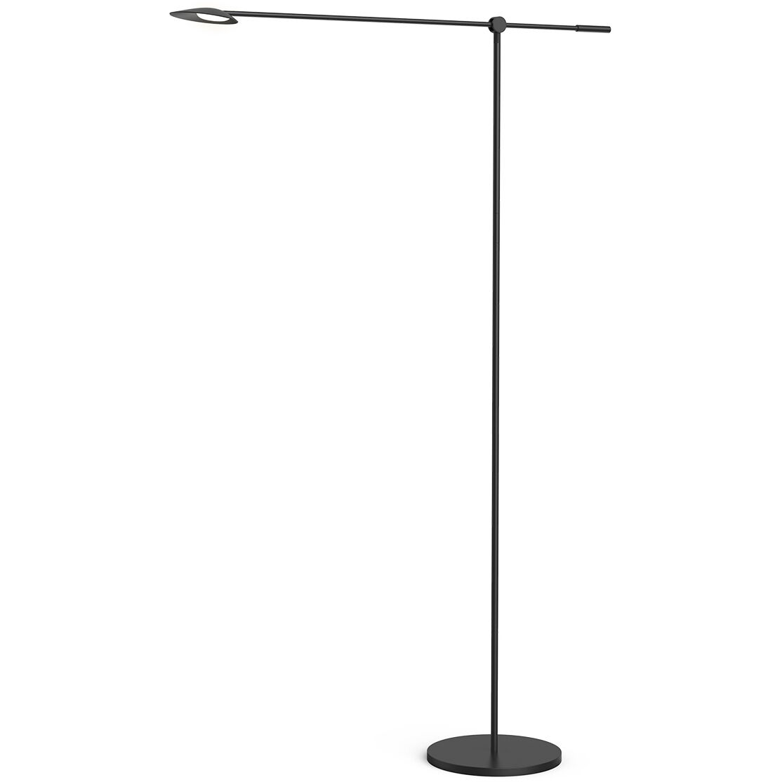 Rotaire 54.38 inch 7.00 watt Black Floor Lamp Portable Light