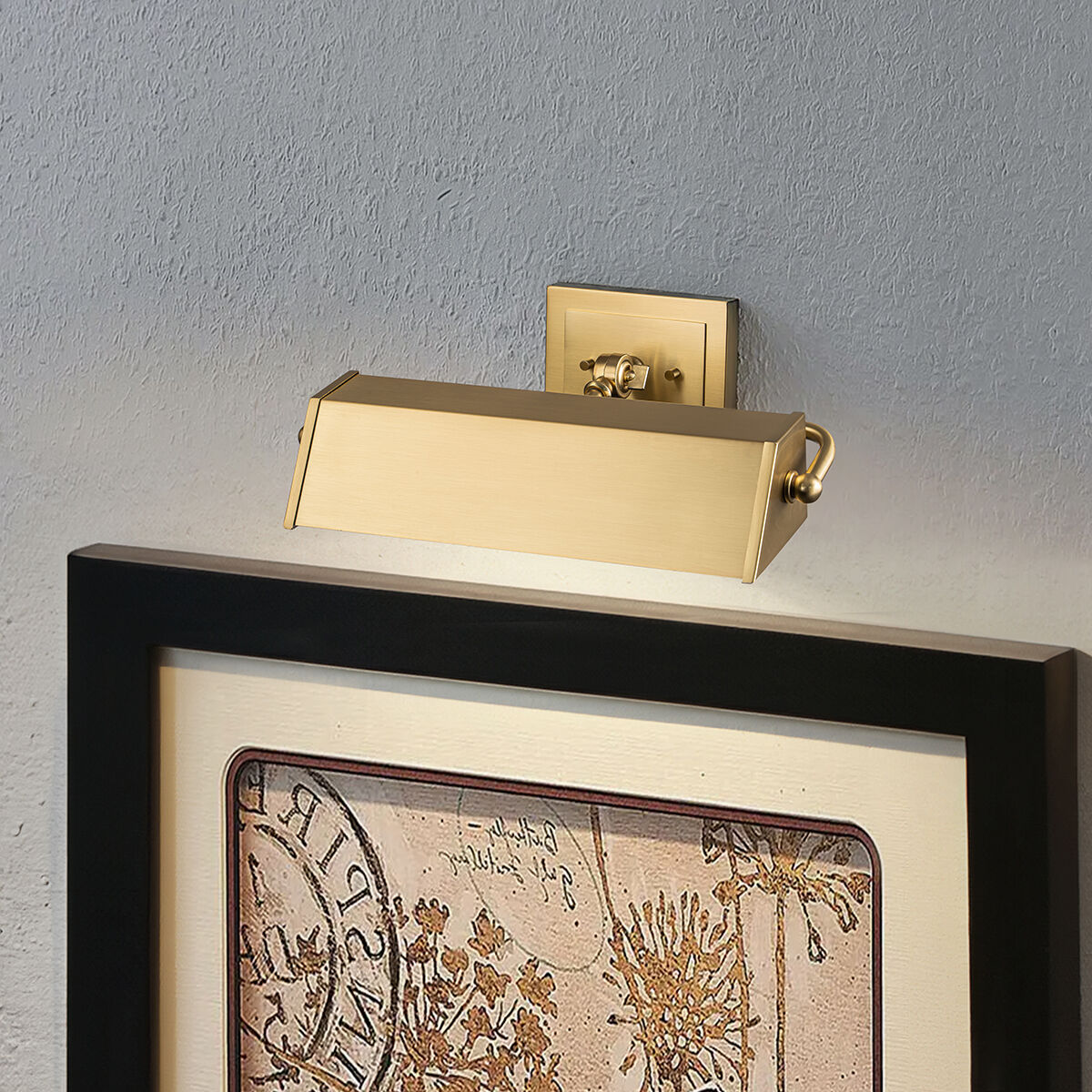 Cade 80 watt 16 inch Brushed Brass Picture Light Wall Light