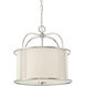 Rockford 3 Light 18 inch Polished Nickel Pendant Ceiling Light, Essentials
