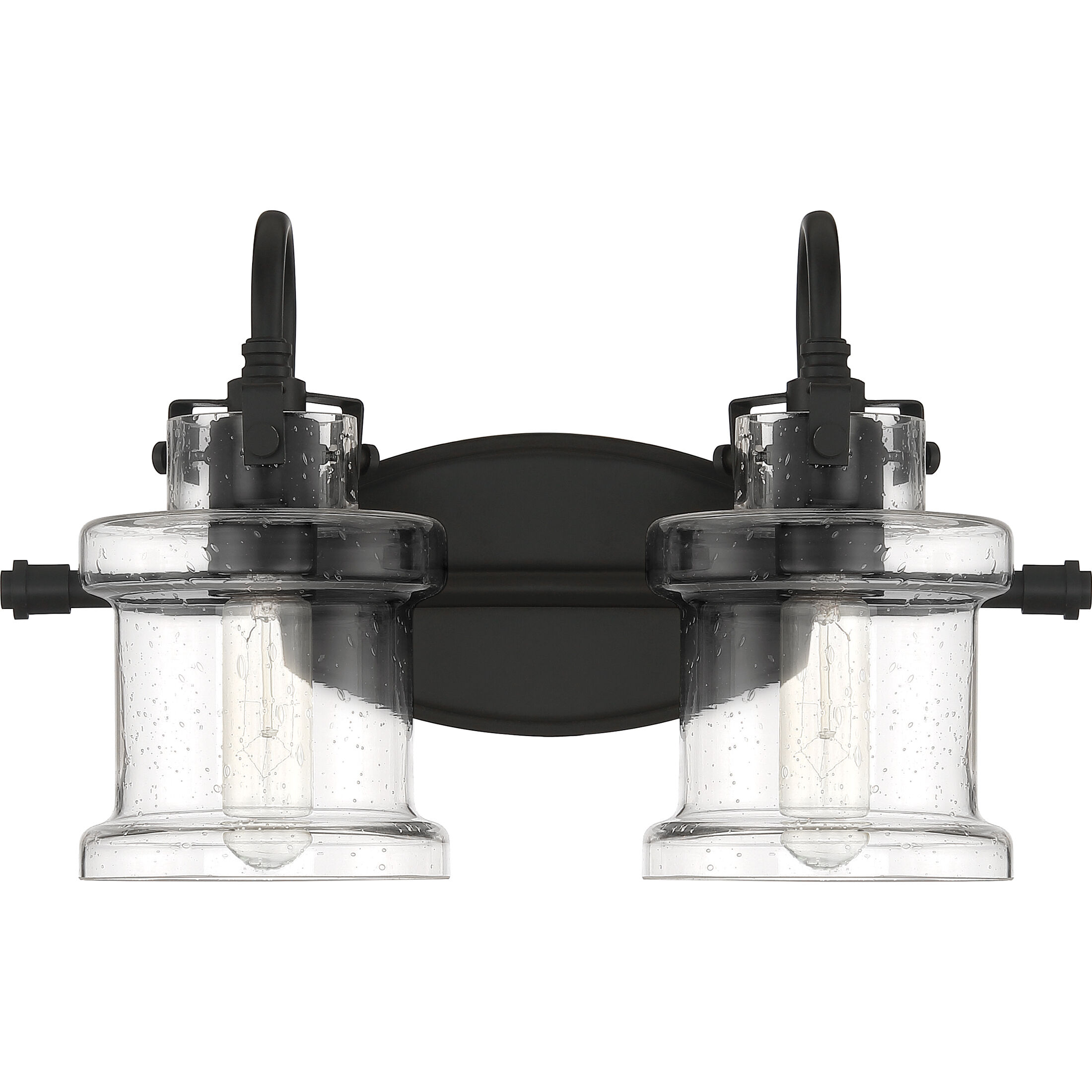 Danbury 2 Light 16 inch Earth Black Bath Light Wall Light