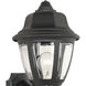 Capi 1 Light 18 inch Black Outdoor Wall Sconce