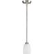 Wisten 1 Light 4 inch Brushed Nickel Mini-Pendant Ceiling Light in Bulbs Not Included, Standard
