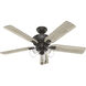 Rosner 52 inch Noble Bronze with Warm Grey Oak/Natural Oak Blades Ceiling Fan