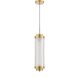 Peri LED 6 inch Aged Brass Pendant Ceiling Light