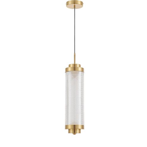 Peri LED 6 inch Aged Brass Pendant Ceiling Light
