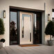 Axis 1 Light 19 inch Coastal Dark Smoke Outdoor Sconce