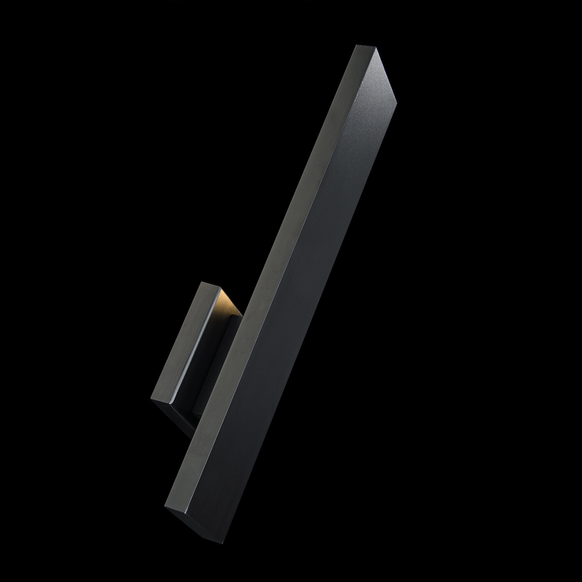 Stag LED 2.5 inch Black Outdoor Wall Light in 3000K, dweLED