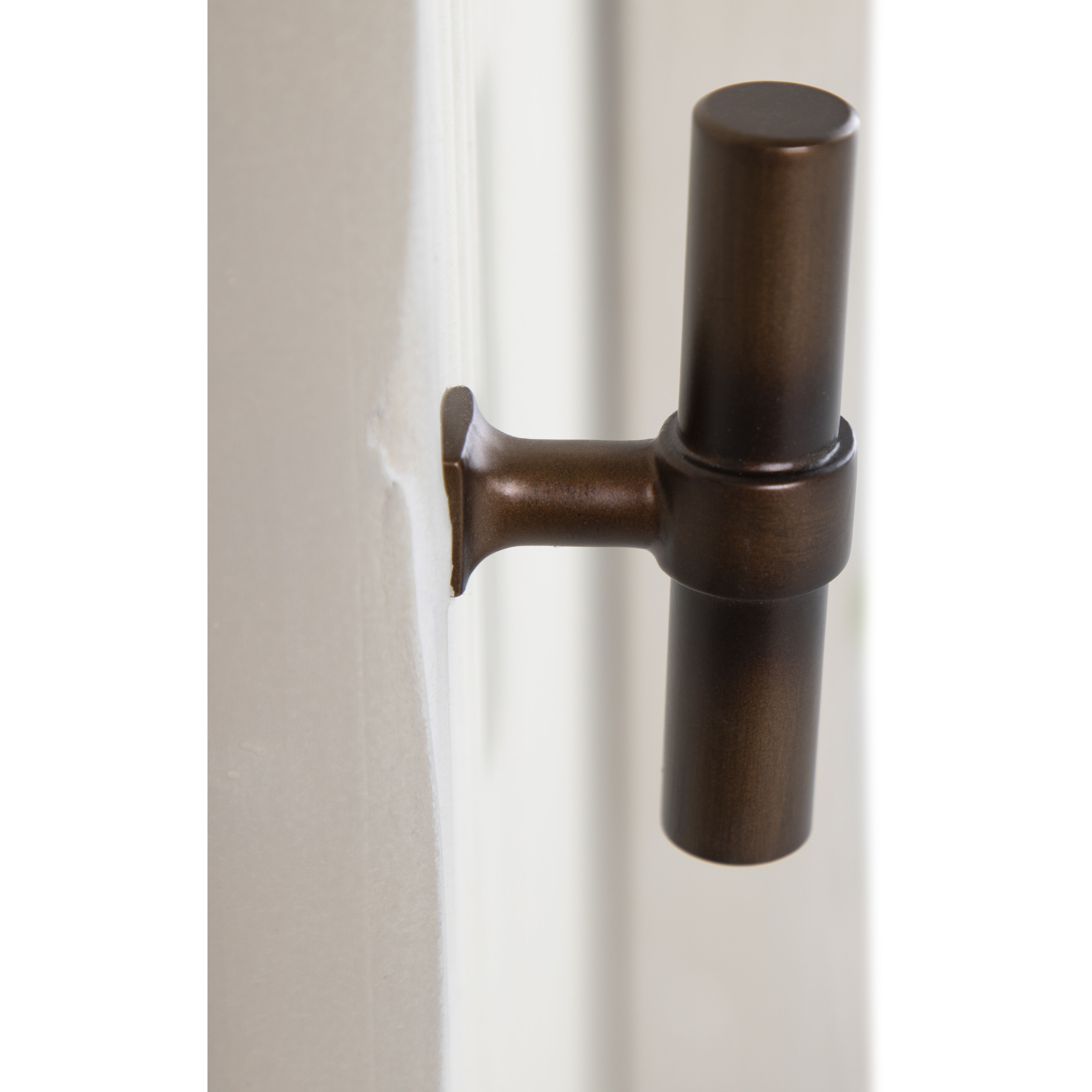 Isaac Cerused White and Sesame White Long Cabinet