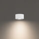 Peek LED 4.88 inch White Flush Mount Ceiling Light in 3000K, dweLED