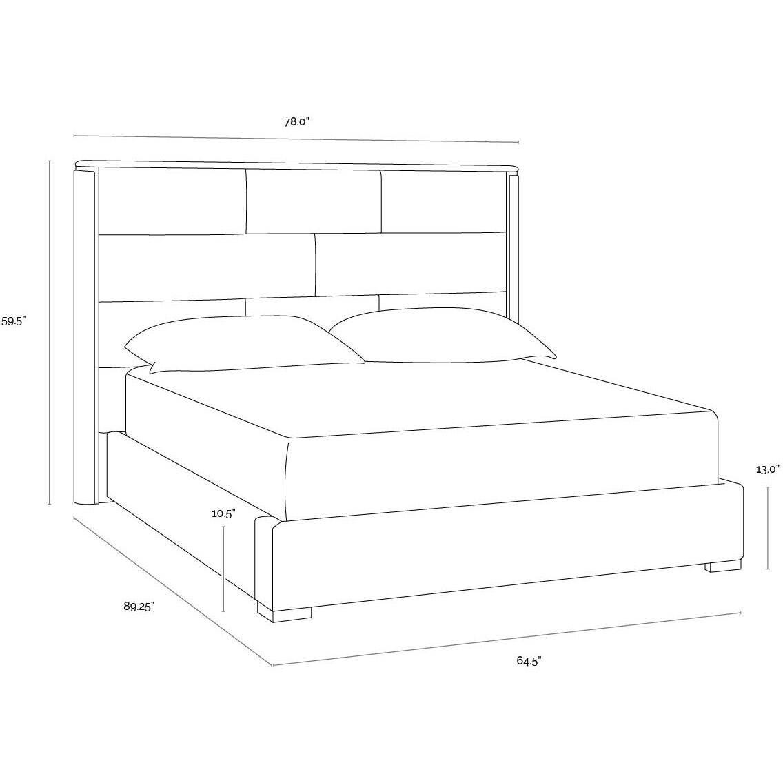 Clara Ernst Sandstone Bed, Queen
