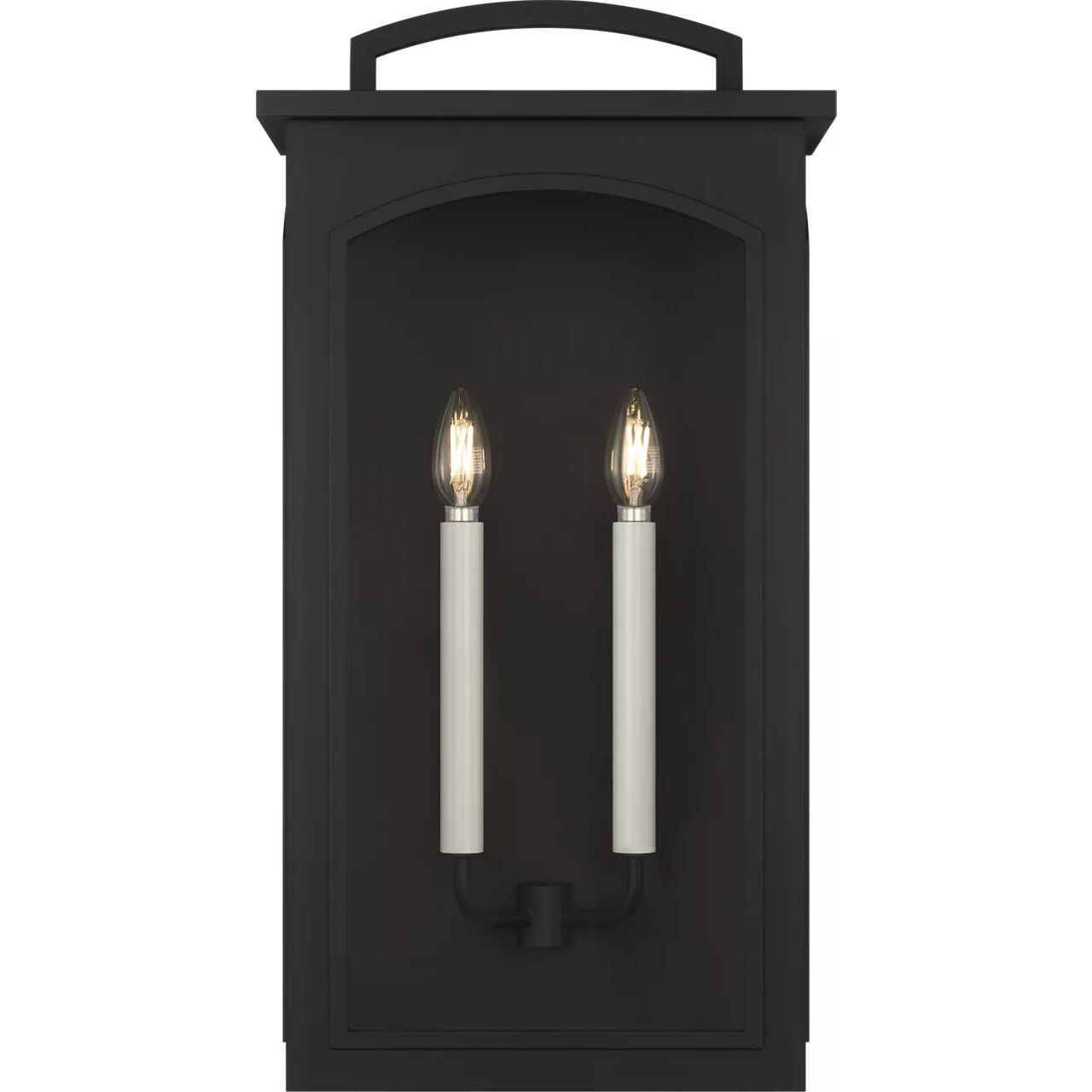 C&M by Chapman & Myers Modesto 2 Light 24.13 inch Textured Black Outdoor Wall Lantern