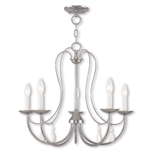 Mirabella 5 Light 24 inch Polished Chrome Chandelier Ceiling Light