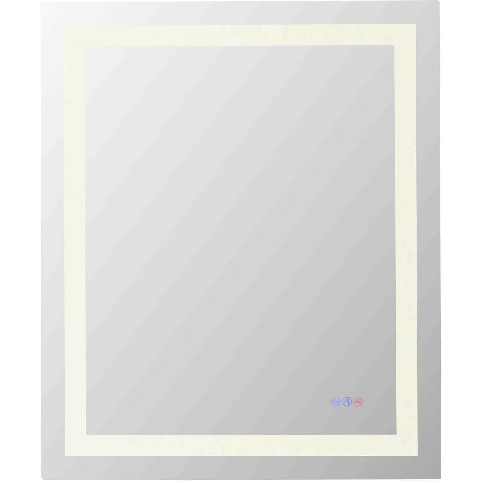 Riven 36 X 30 inch White LED Mirror