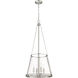 Prescott 4 Light 18 inch Brushed Nickel Pendant Ceiling Light