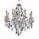 St. Francis 8 Light 26 inch Chrome Dining Chandelier Ceiling Light in Royal Cut