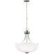 Geary 3 Light 18.63 inch Brushed Nickel Pendant Ceiling Light