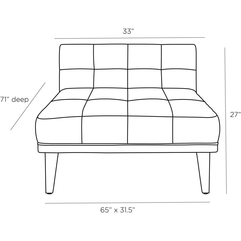Phaedra Platinum Chaise