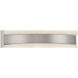 Velaux LED 6.5 inch Brushed Nickel Wall Sconce Wall Light