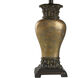Signature 30 inch 60 watt Brown and Bronze Table Lamp Portable Light