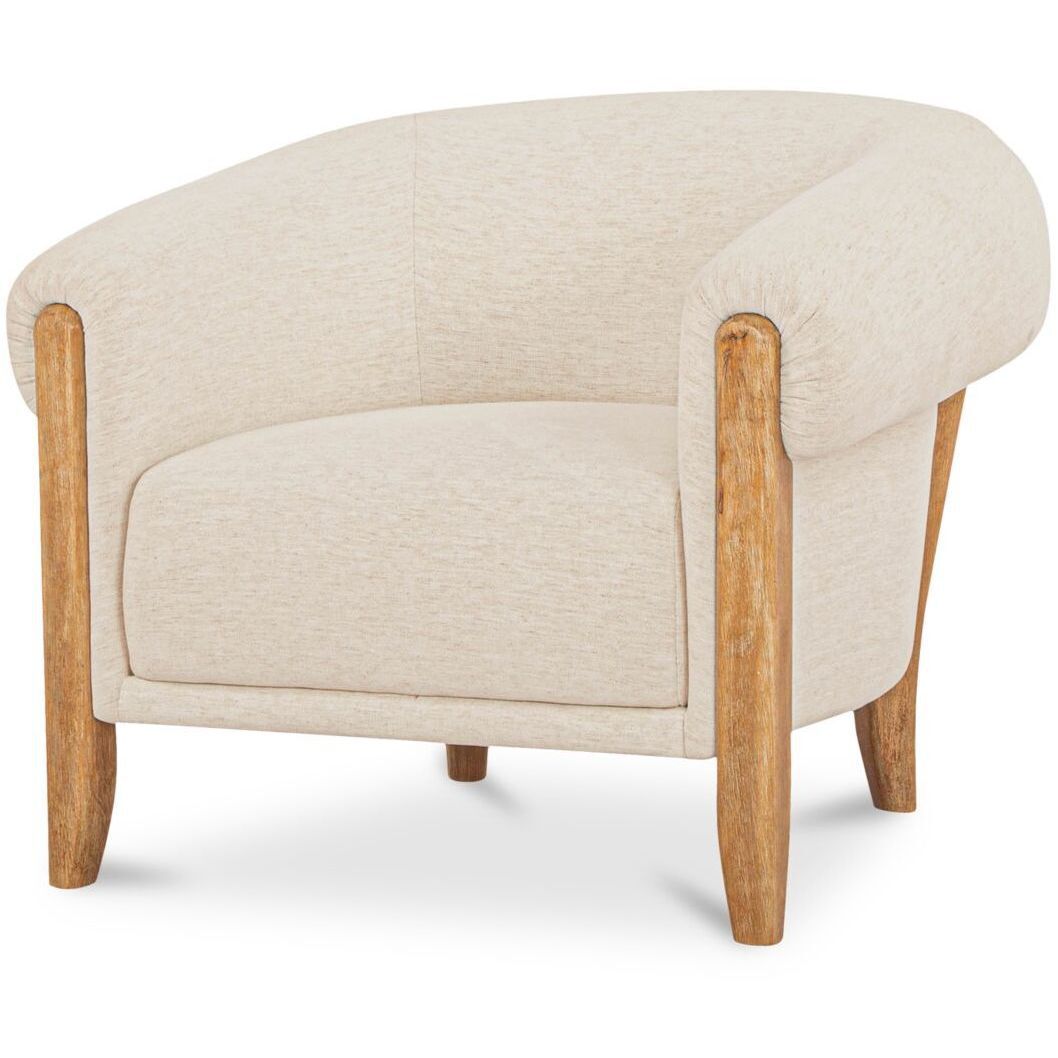 Jones White Accent Chair