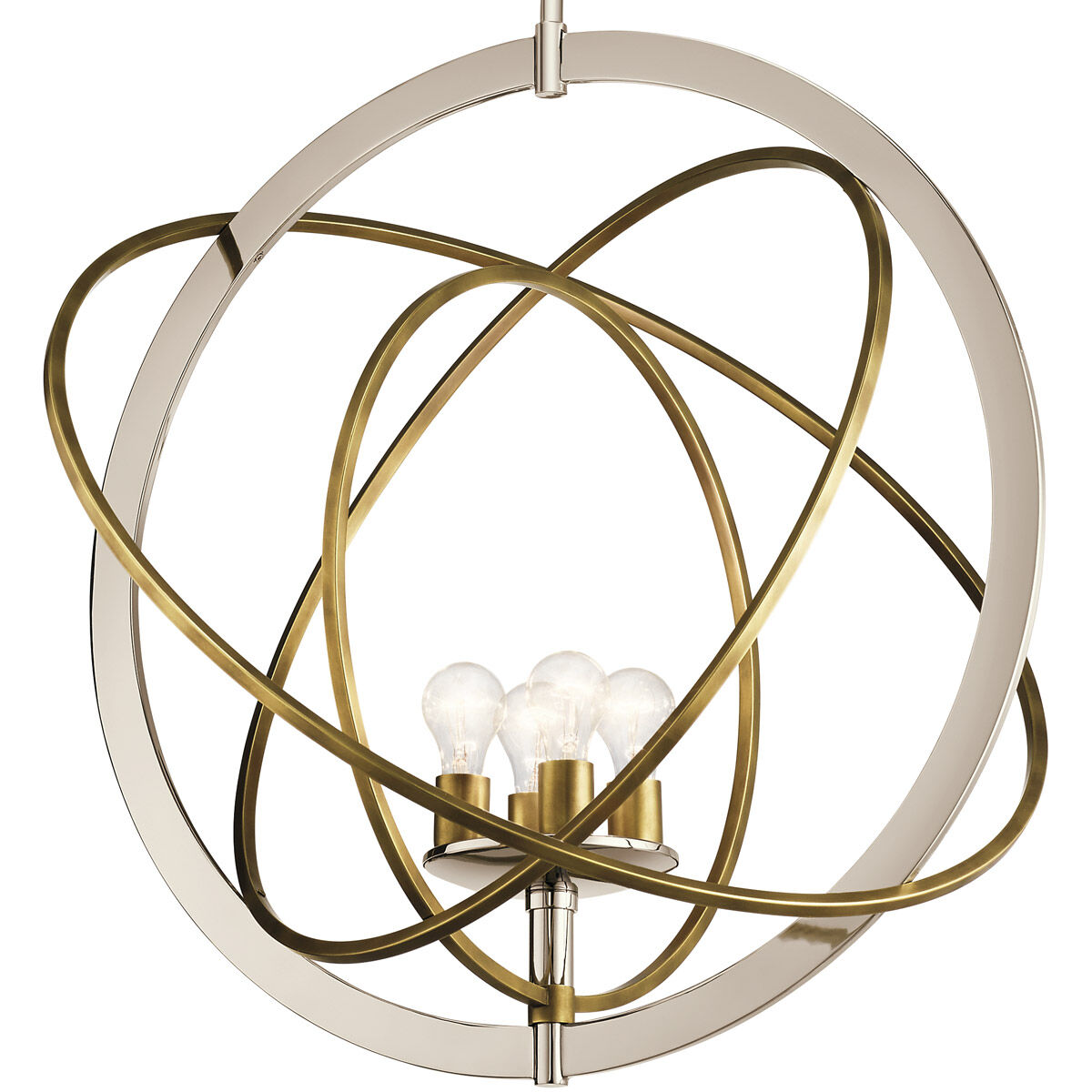 Ibis 4 Light 30 inch Polished Nickel Pendant Ceiling Light