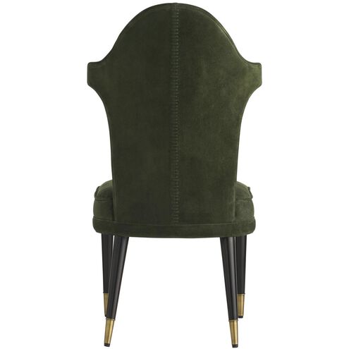 Lincoln Forest and Ebony with Antique Brass Dining Chair