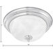 Harmony 3 Light 16 inch Brushed Nickel Flush Mount Ceiling Light