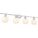 Collier 4 Light 38 inch Chrome Wall sconce Wall Light