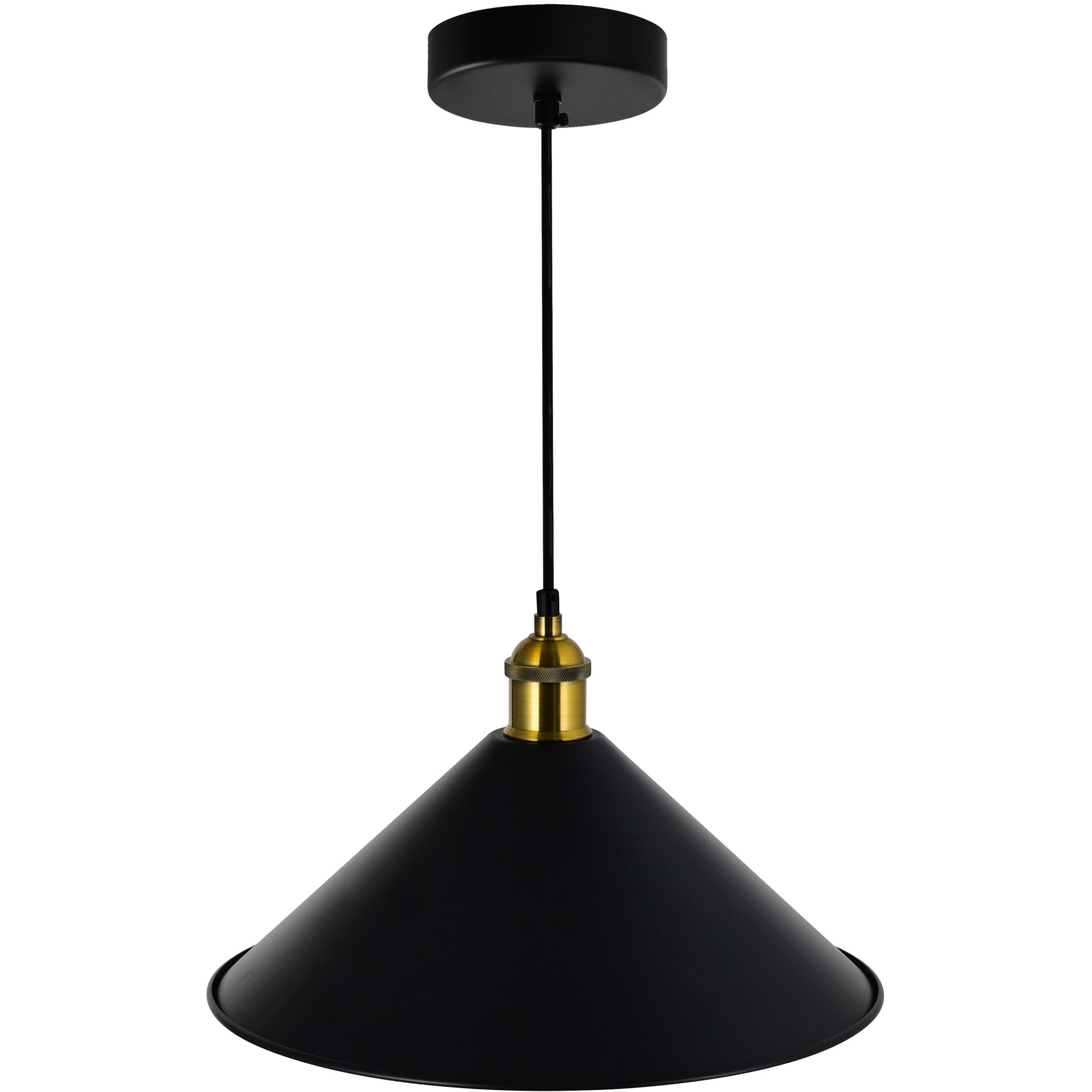 Brave 1 Light 14 inch Black Mini Pendant Ceiling Light